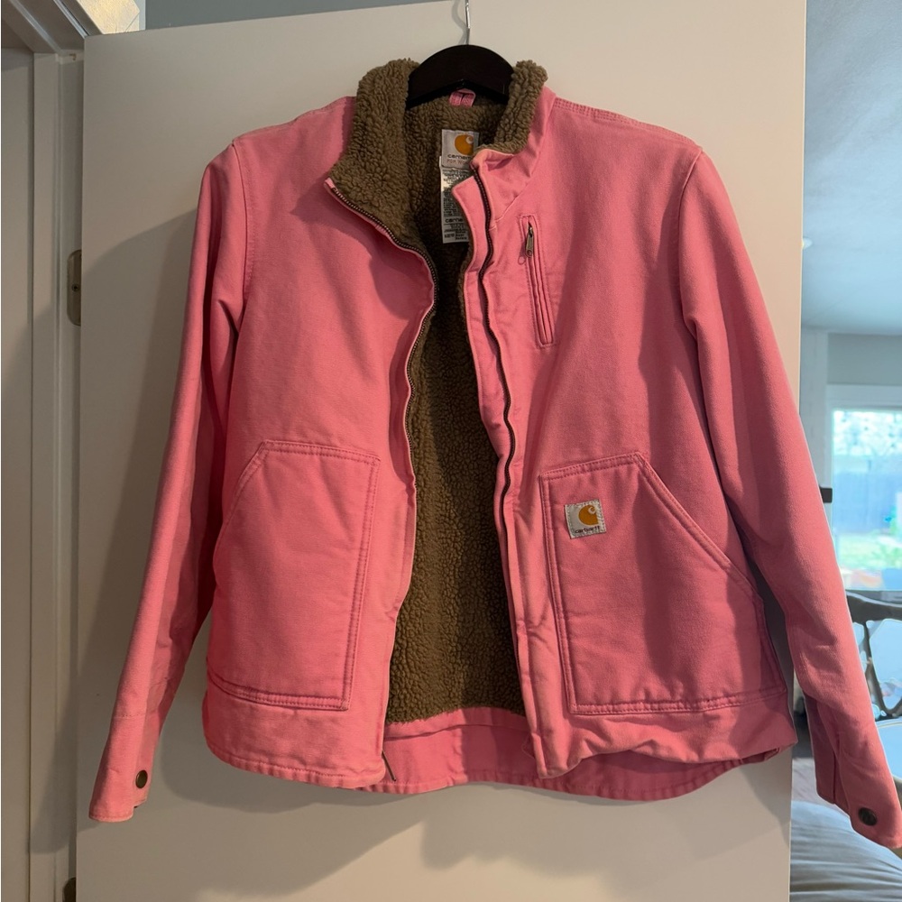 Vintage Pink Carhartt Women’s Jacket - Size M